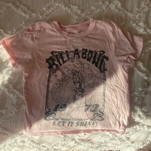 Billabong pink baby tee